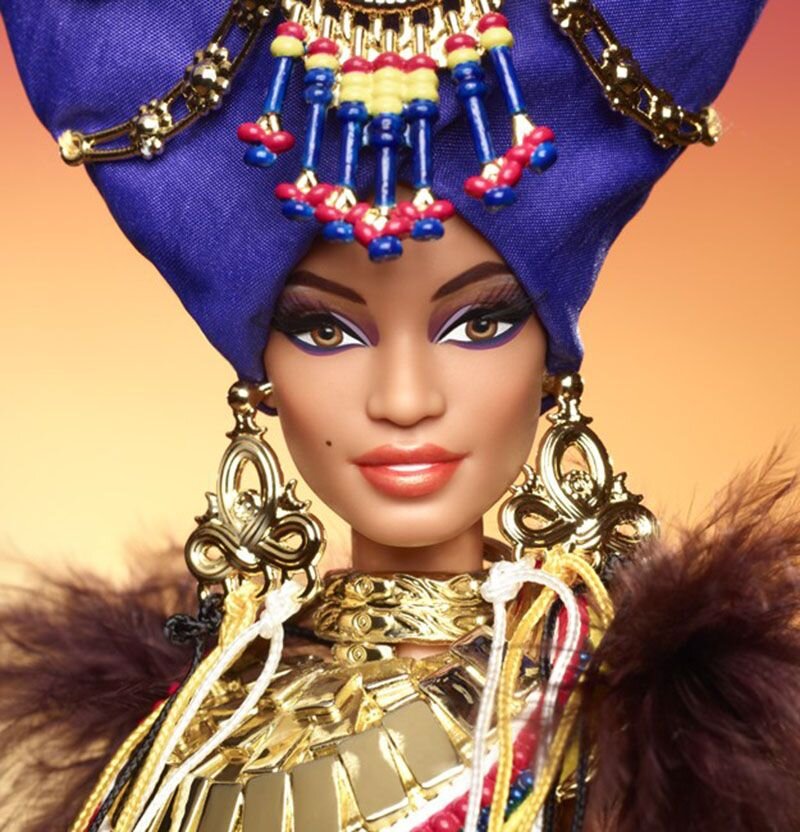 5 Barbie Global Glamour. Tribal Beauty Barbie Doll 1 RESTYLED DOLL CATALOG