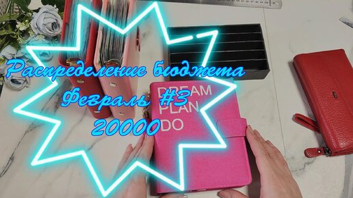 Распределение бюджета 20000// Третье распределение Февраля2024/ #cashenvelopes