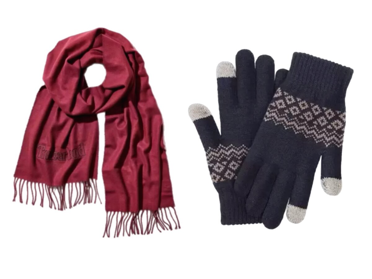     Шарф Timberland | Перчатки Xiaomi