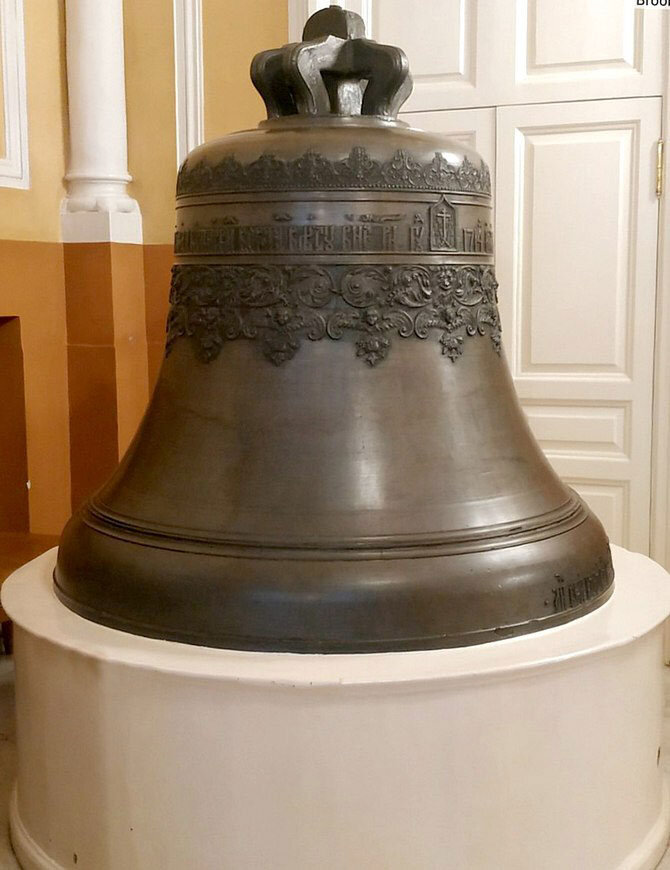 Набатный колокол в Оружейной палате снятый с Набатной башни. Фото от putidorogi-nn.ru