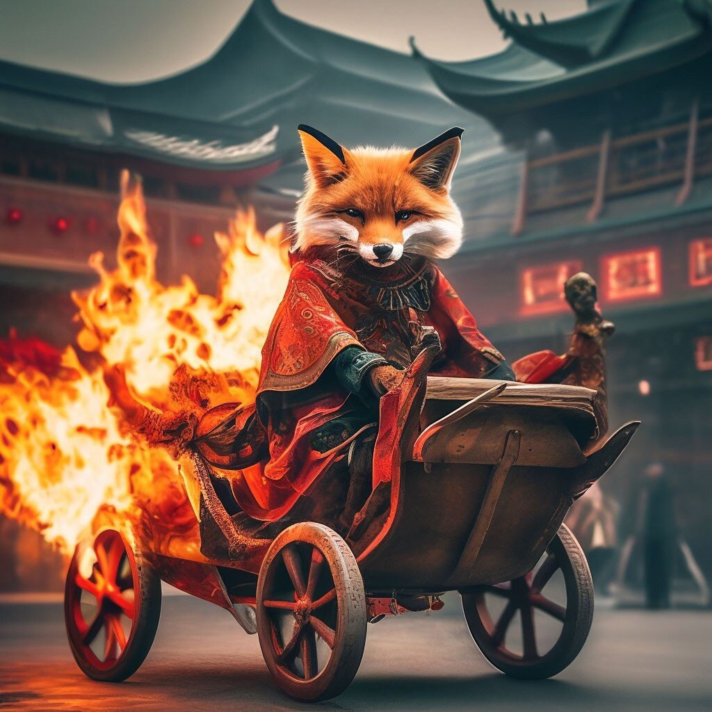 Сэм на огненной колеснице