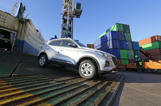 Китайский автомобиль Chery в порту Владивостока: Пекин значительно увеличил экспорт автомобилей в Россию © ИМАГО/ИТАР-ТАСС