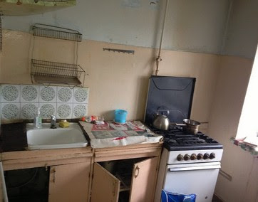 Убитая кухня до ремонта