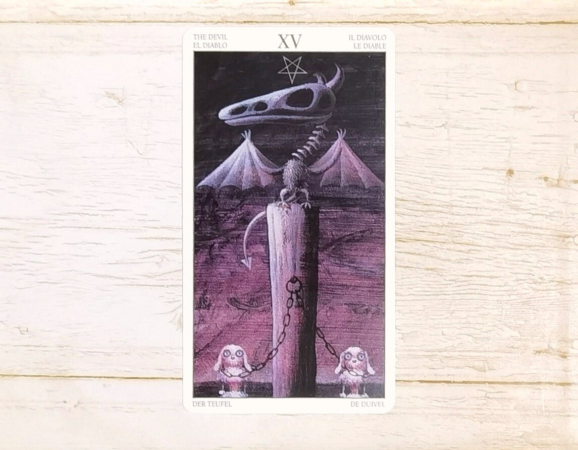 Аркан XV "Дьявол". "Таро Таинственного леса".