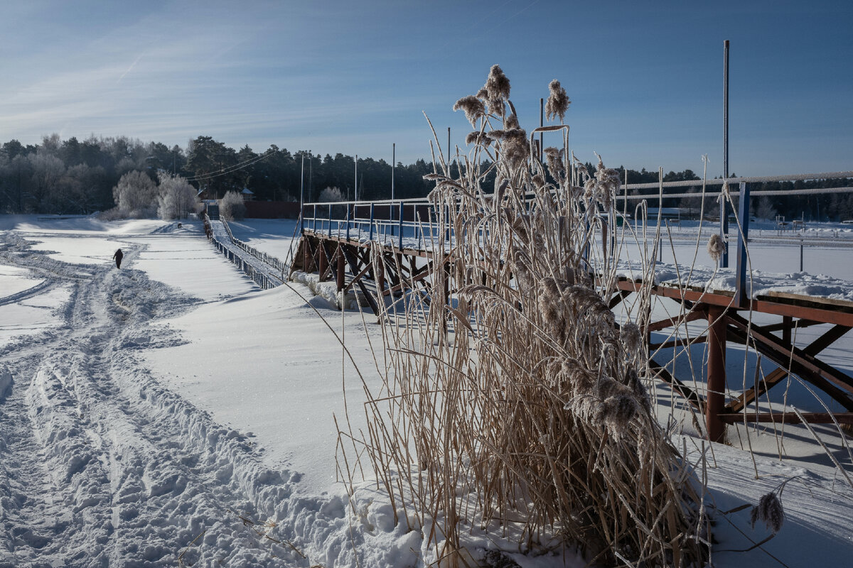 ЗИМНЕЕ УТРО НА р.ДОНХОВКА