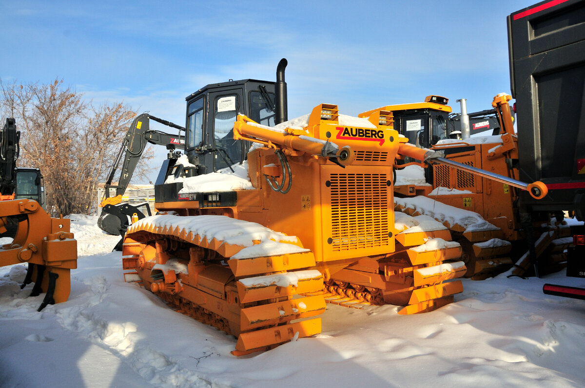 Бульдозер Zauberg B7W с болотоходной гусеницей