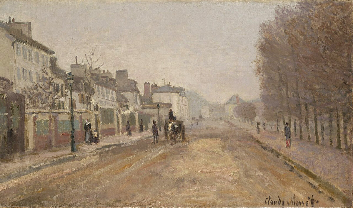Клод Моне «Бульвар Элоизы, Аржантей». 1872 г.