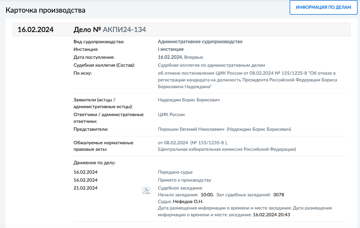 Верховный Суд отказал Надеждину. Сам Надеждин скрылся в Азии | Охрана ...