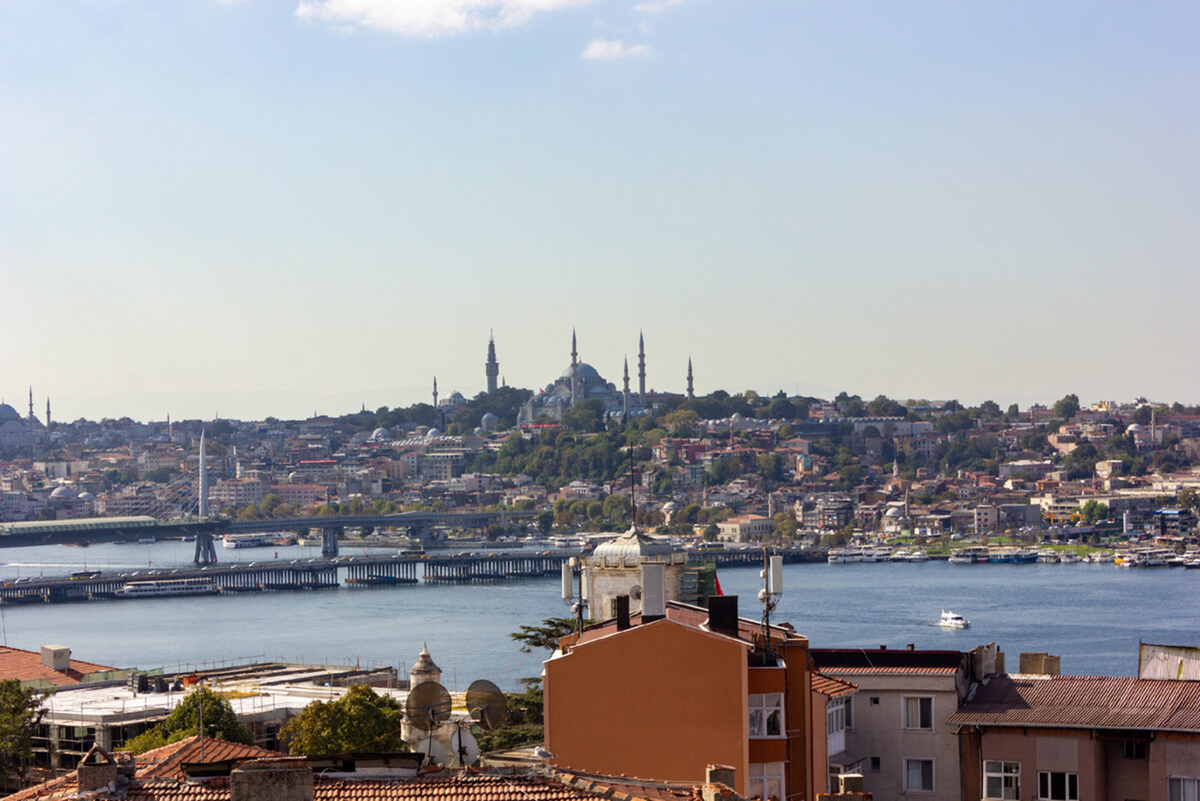 Прощальное фото с нашей Стамбульской крыши