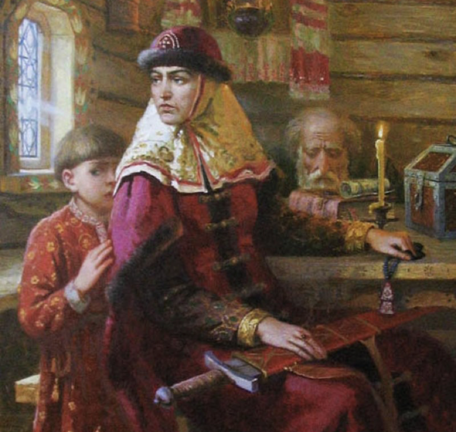 Николай Комаров «Марфа Посадница» (фрагмент)