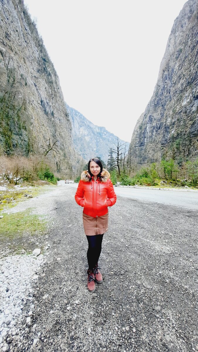 По дороге на озеро Рица 