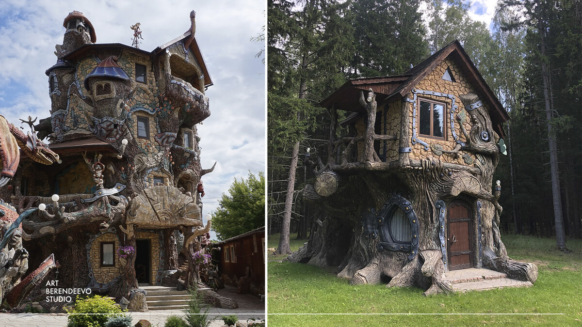 Задекорированные фасады домов в сказочном стиле | ART BERENDEEVO STUDIO