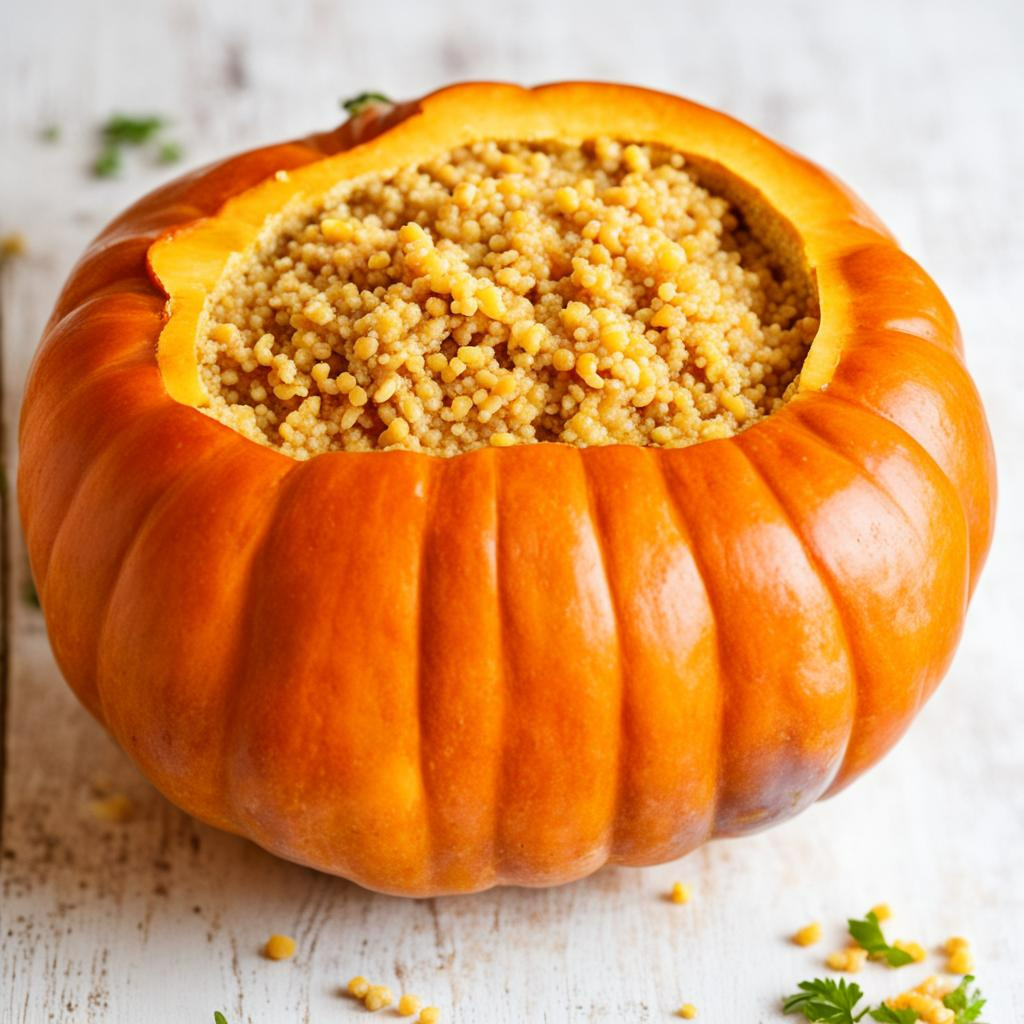Кускус в тыкве. Рецепт при гастрите