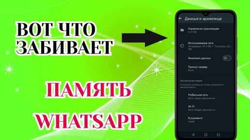 Как Очистить WhatsApp и Освободить Много Места на своём Смартфоне