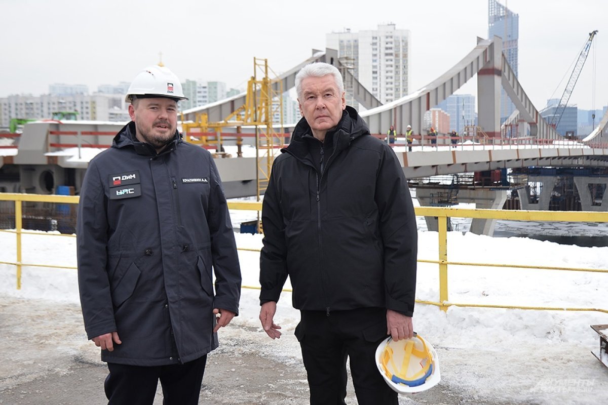    Собянин: мост между Филевской и Мневниковской поймами украсит город