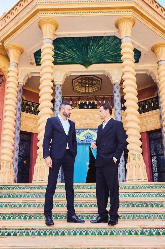 Илья Ларионов и Константин Гецати, кадр со съемок шоу «Невеста. Экстра любовь»