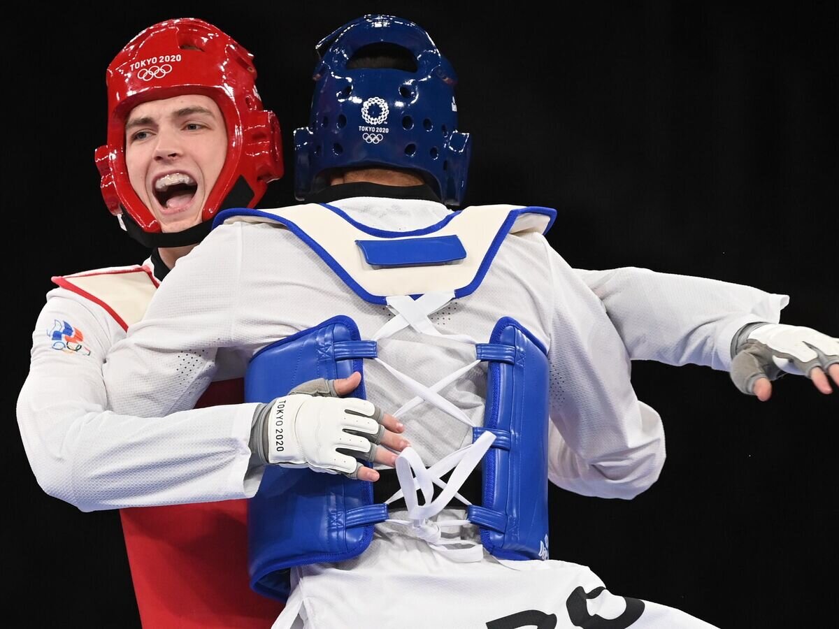    Тхэквондист Максим Храмцов© РИА Новости / Рамиль Ситдиков