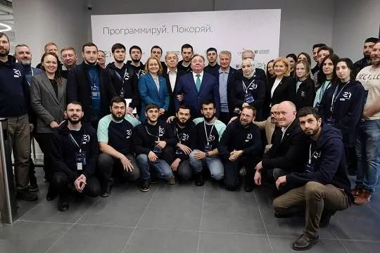 В Магасе открылся первый в Северо-Кавказском федеральном округе кампус образовательного проекта «Школа 21» (фото: пресс-служба Правительства РИ) 