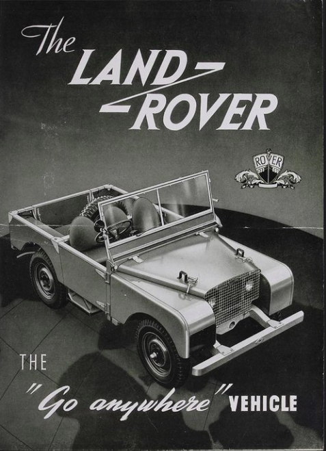 Винтажная реклама Лэнд Ровер