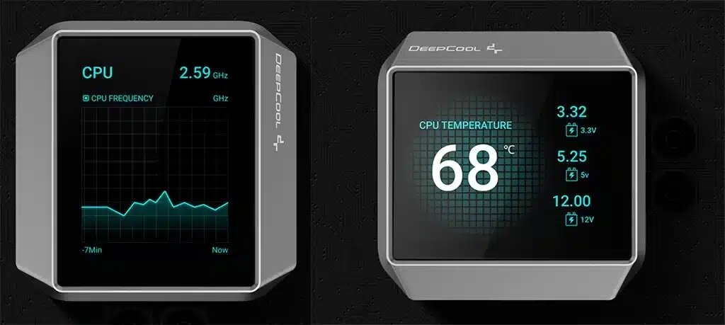    DeepCool представила СЖО с дисплеем, акселерометром и ARGB-подсветкой