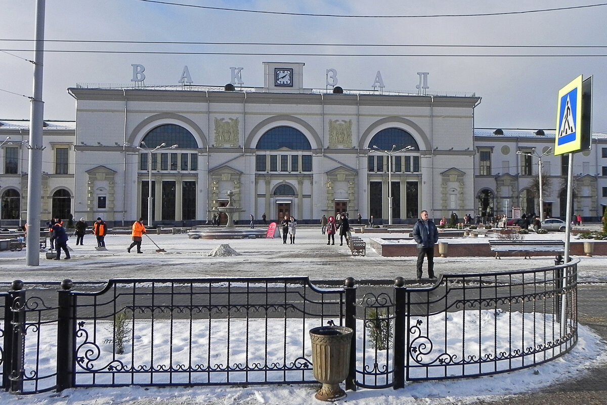 Витебск. Железнодорожный вокзал. Віцебскі чыгуначны вакзал.