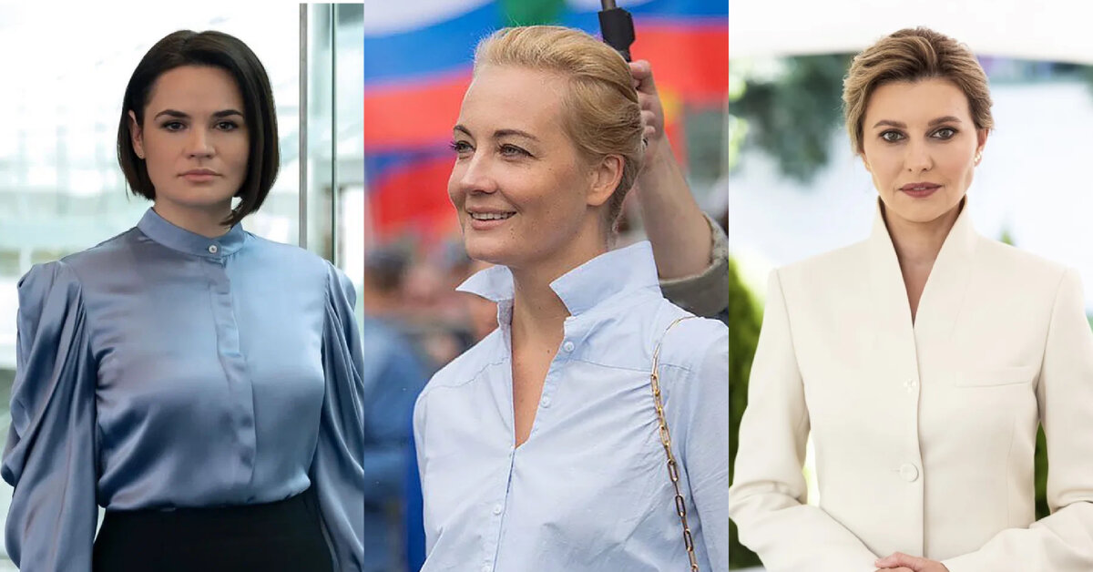 Судя по моему коллажу, Юлии Навальной не хватает фотосессии от кураторов, чтобы она смотрела в камеру.