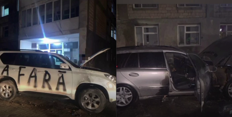 Скриншоты с видео молдавской полиции