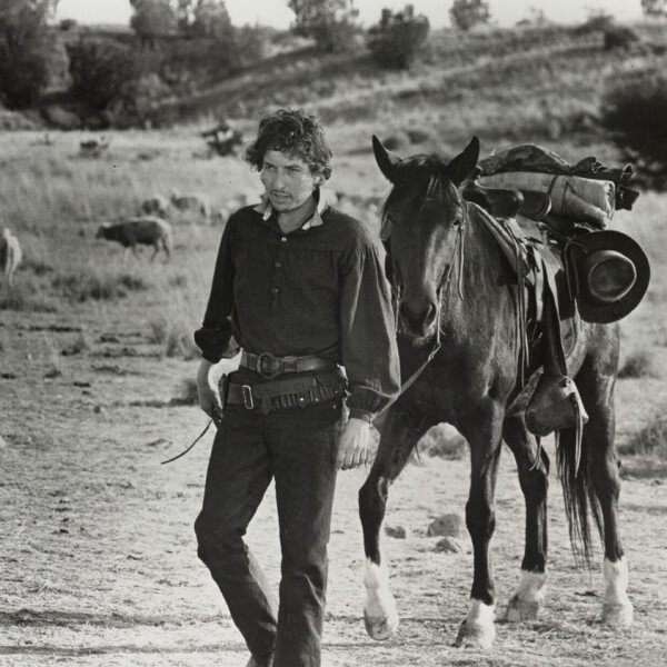 Боб Дилан на съемках фильма