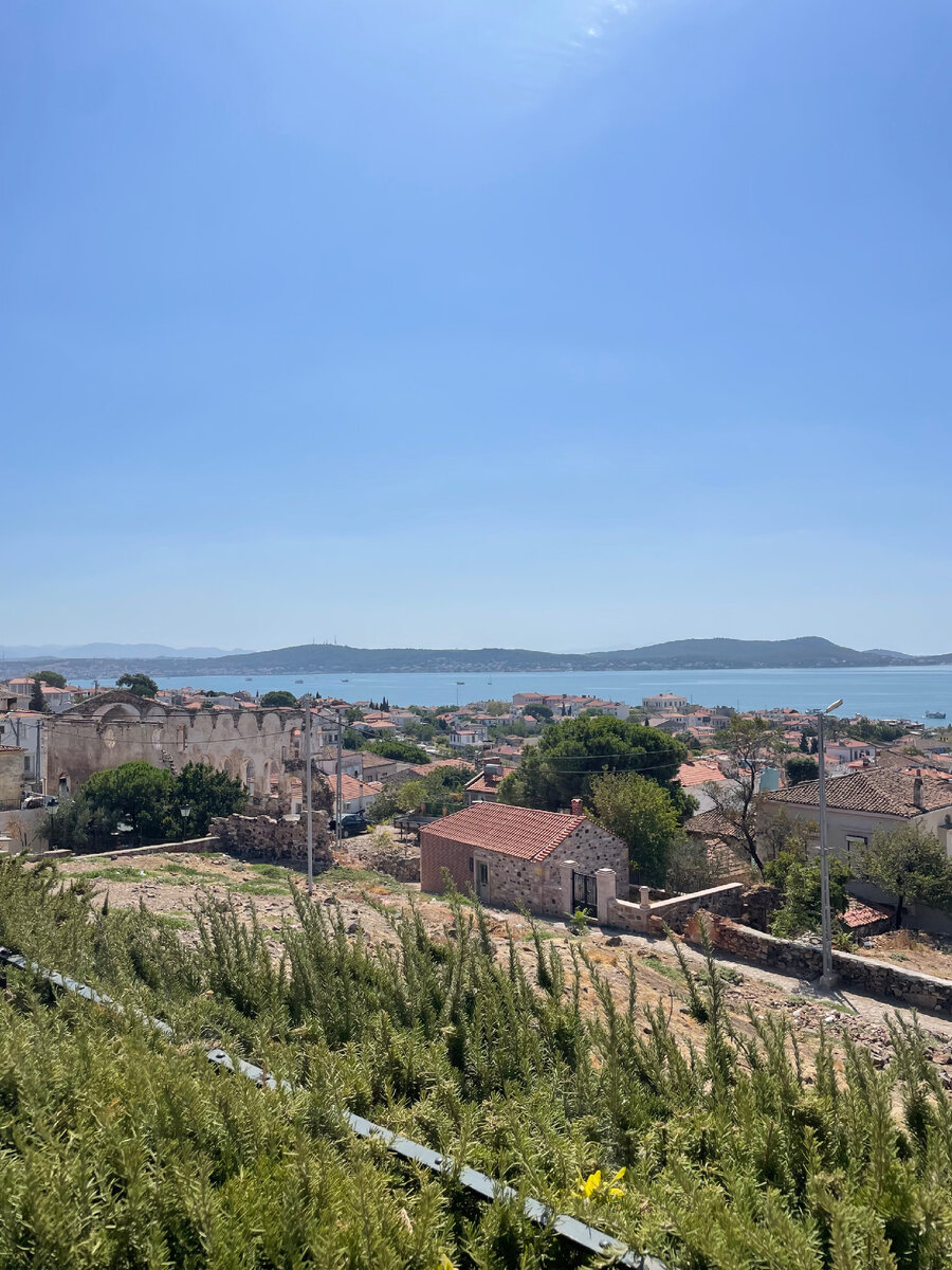 Вид на остров Джунда из кафе при библиотеке Р. Коч