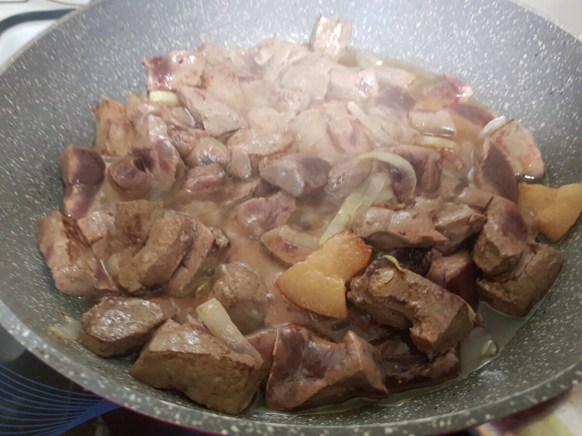 жарим пока не выпарится влага