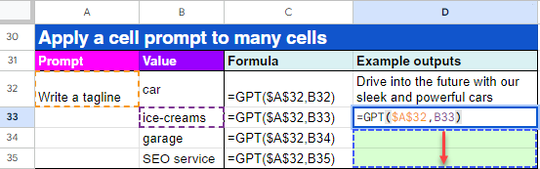 Выполнение заданий excel