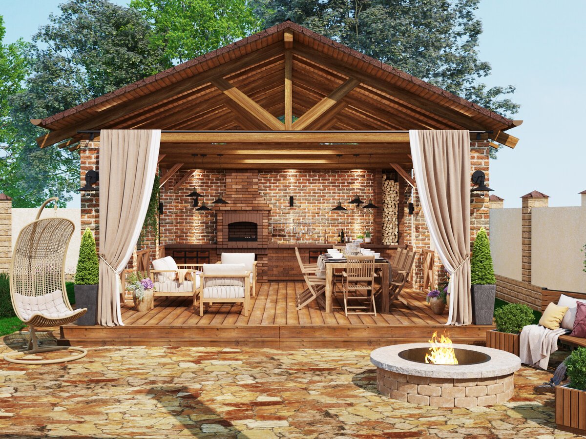 Комфортный и стильный дом для большой семьи. Проекты студии Romaniuk Design