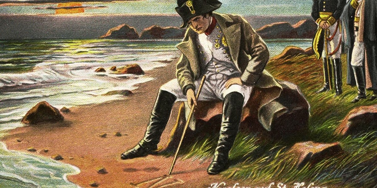 Картина "Наполеон на острове Святой Елены. Источник фото: Getty Images