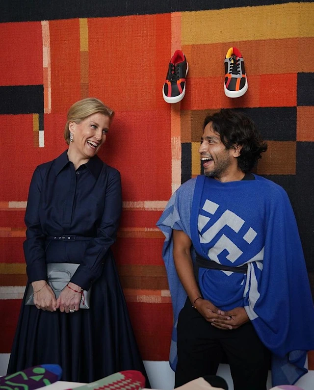 Герцогиня Софи познакомилась с выставкой аспирантуры LCF 2024 года.