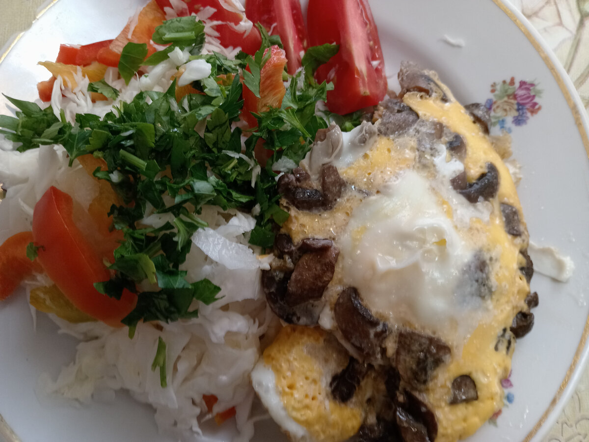 Завтрак. Всего на 531 калории.