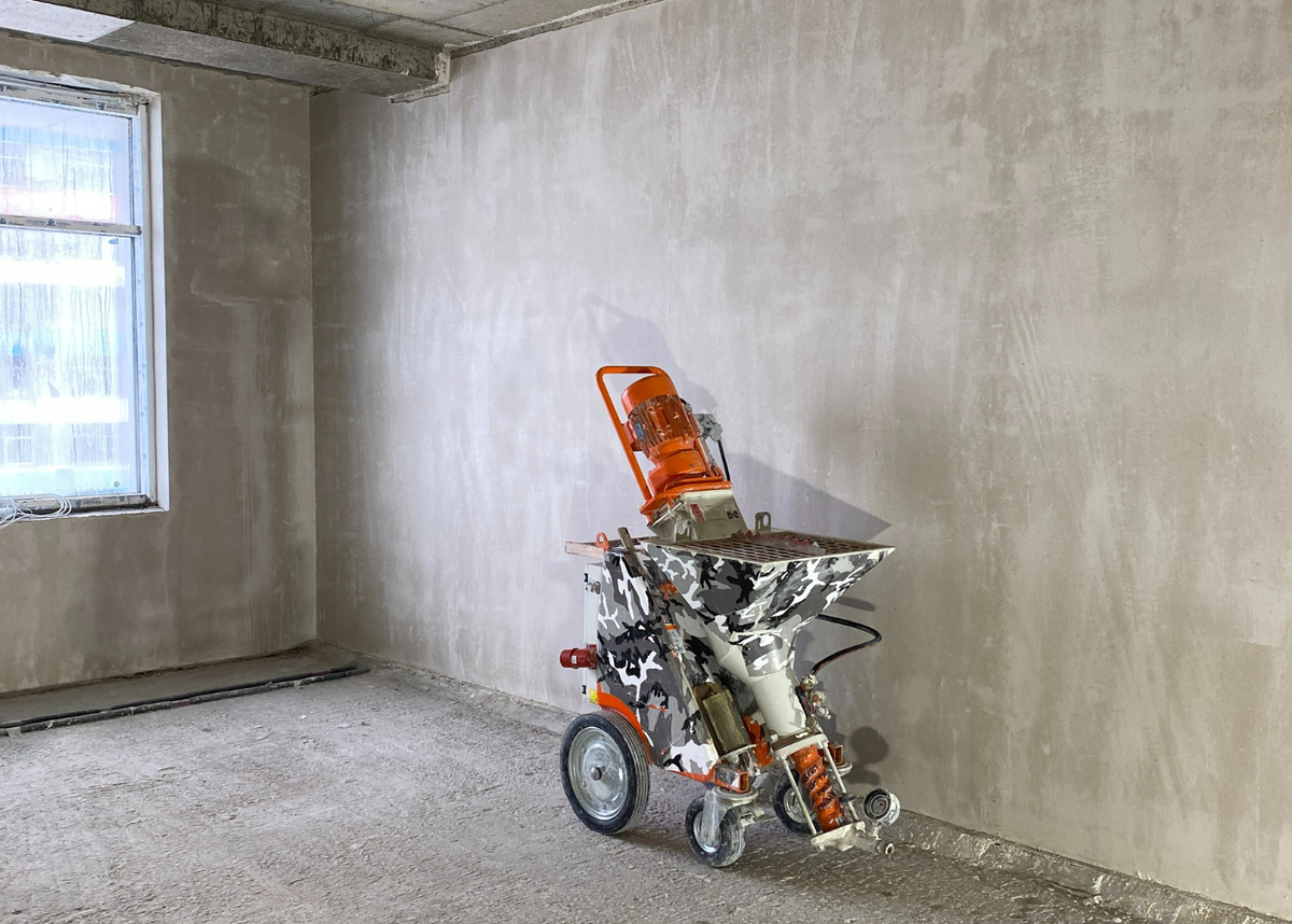 Механизированная штукатурка стен