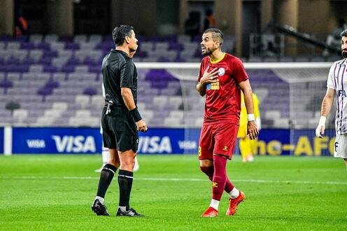 Фрагмент матча "Аль-Аин" - "Насаф". Фото пресс-службы ФК "Насаф"