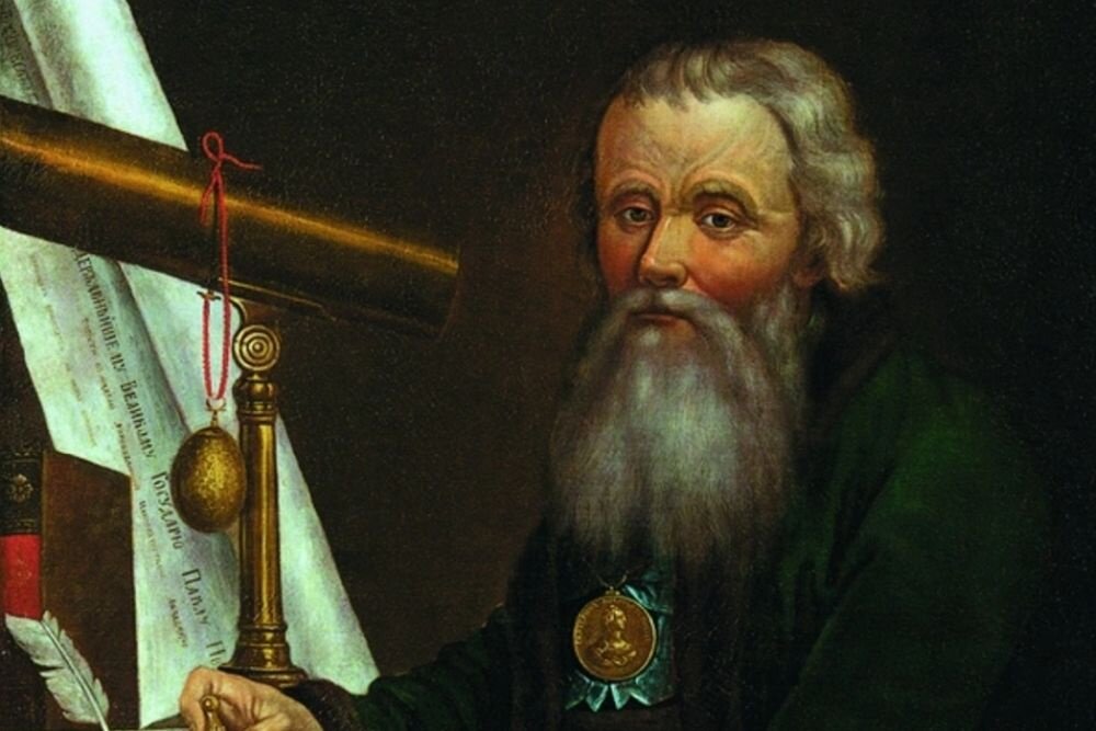    П.А. Веденецкий. Портрет изобретателя Кулибина. 1818 год.