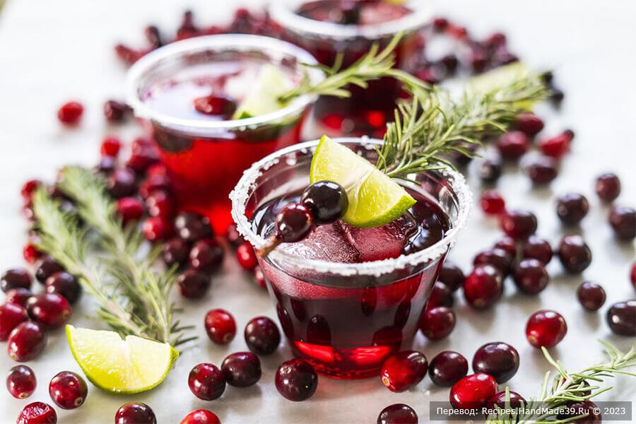 Клюквенная «Маргарита» – пошаговый рецепт с фото