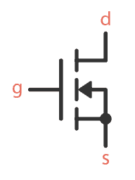 MOSFET symbol (N-channel)