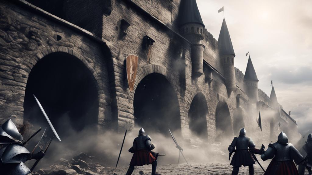 Инженерные решения и технические инновации играли решающую роль в подготовке к осаде. 