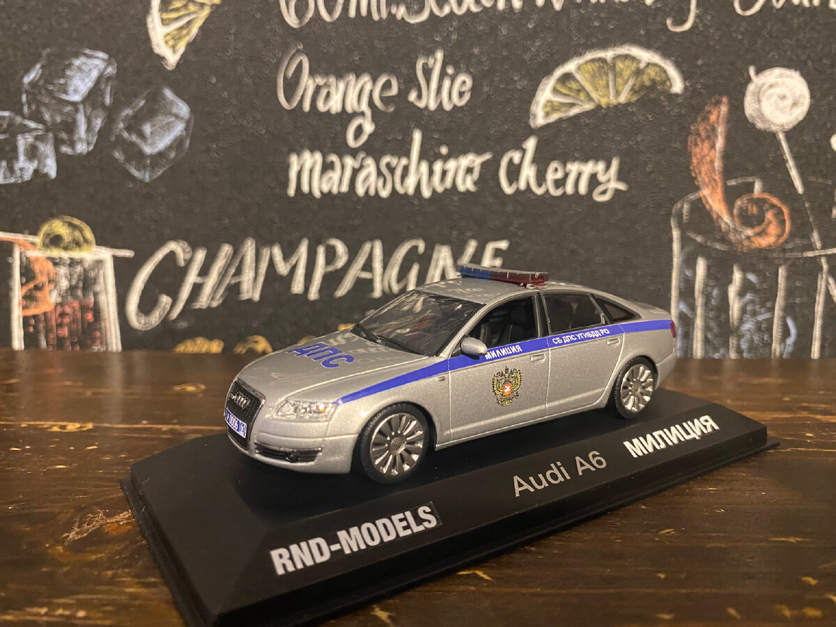 Кастомные модели: Audi A6 C6 3.2 Quattro СБ ДПС УГИБДД РО от Minichamps и  RND-MODELS в масштабе 1:43 | Масштабный тест-драйв | Дзен