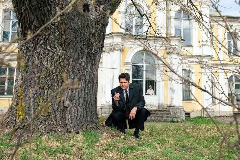 Кадр со съемок сериала «Страх над Невой»