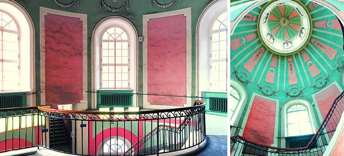 А это центральная лестница дворца