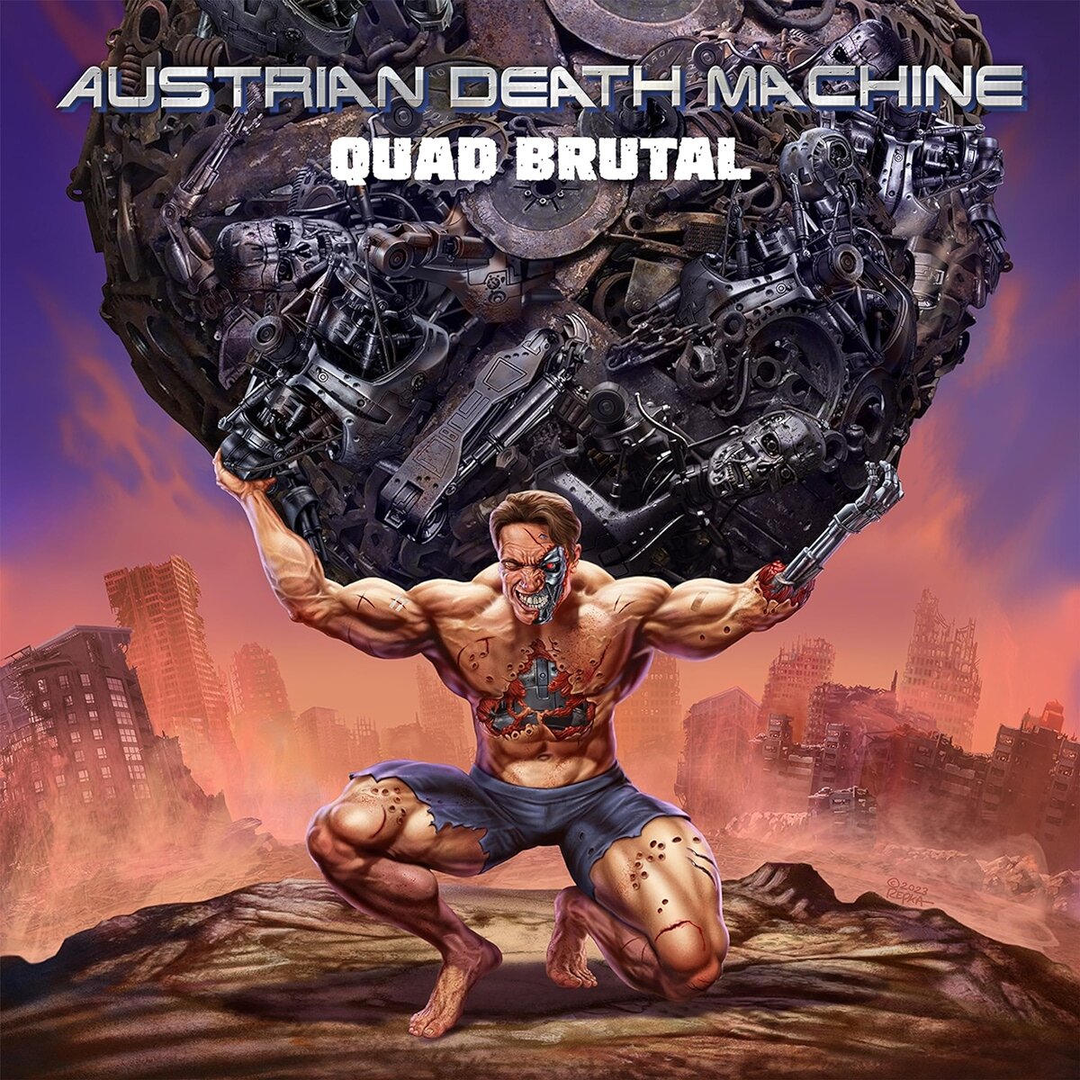 Ещё заряд брутальности. Austrian Death Machine — Quad Brutal (2024) |  Anthares | Дзен