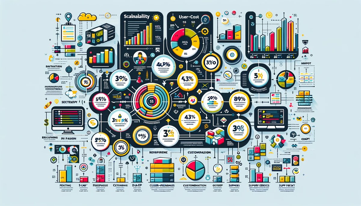 Четыре известные ERP-системы: 1С:ERP, SAP ERP, Oracle ERP Cloud и Microsoft Dynamics 365. 