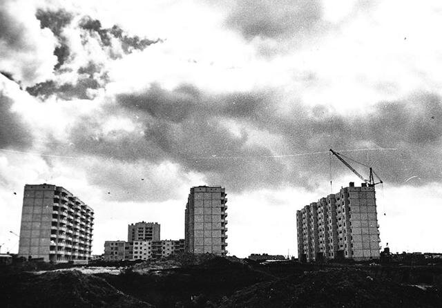 Жилые дома на Харгоре, 1978 год. Фото из госархива новейшей истории Белгородской области