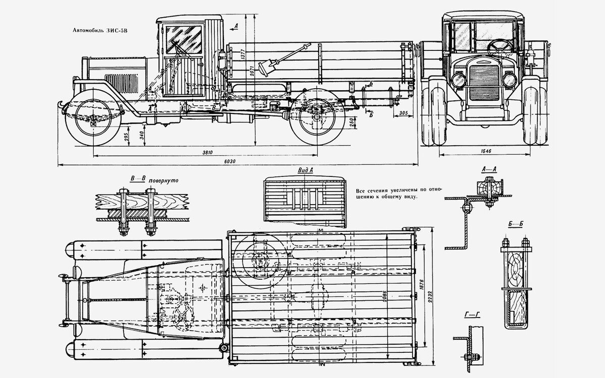 Все о грузовом автомобиле ЗИС-5: история создания, устройство, фото | РБК  Autonews | Дзен