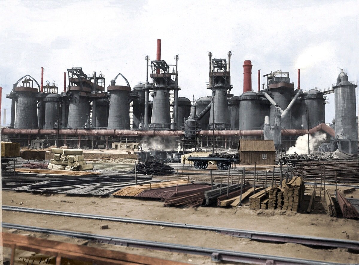Fig. 03. 1911.09.20 Россия, Юзовка, Доменный цех Юзовского металлургического завода