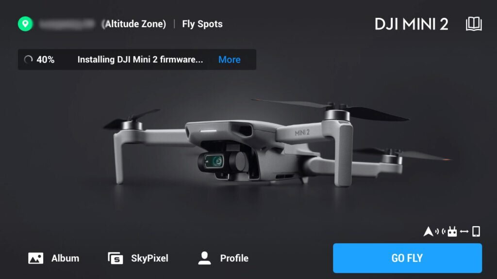 Обновление прошивки DJI Mini 2